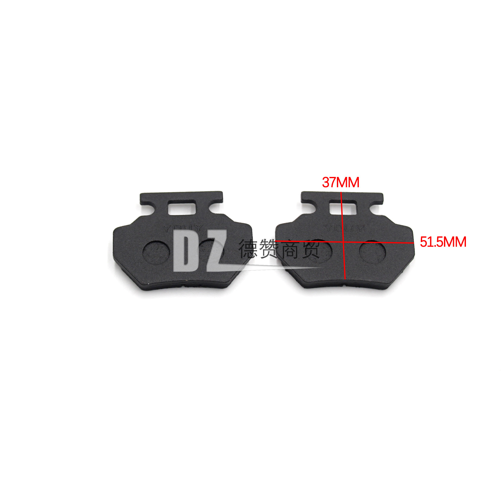 Atv Go-Kart Motorcycle Brake Pads Huayang Au200 Atv Front Friction Pads Brake Pads Brake Blocks