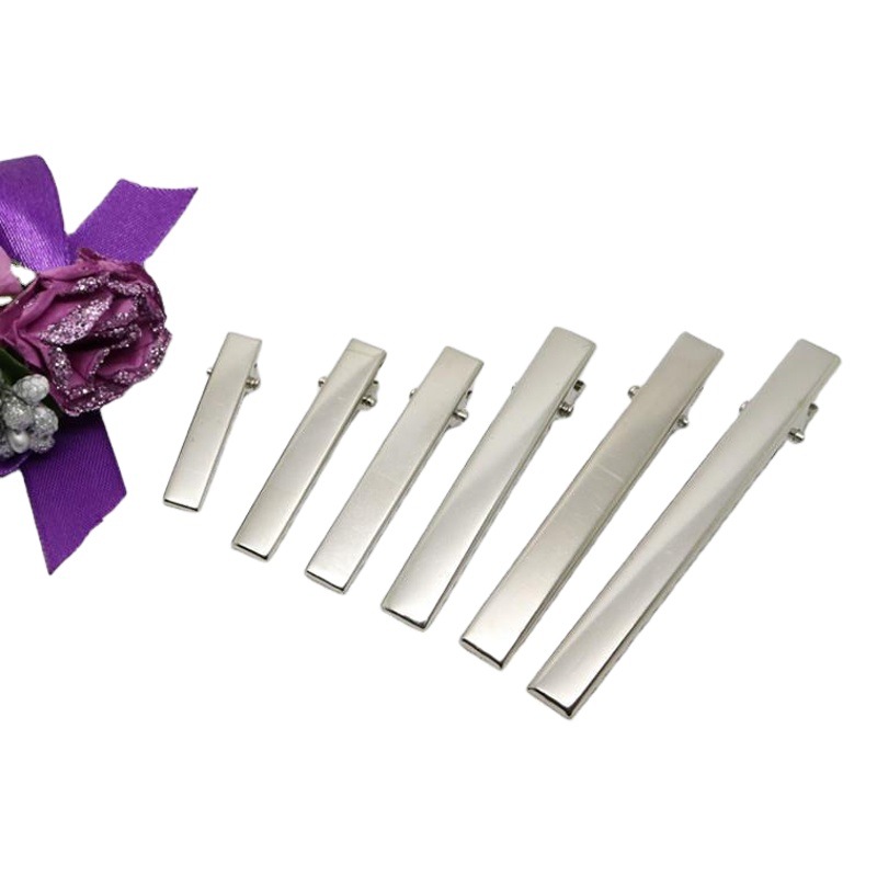 Metal hairpin rectangular duck bill clip headdress accessories various specifications diy material wholesale manufacturers wholesale