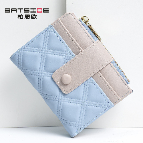 Foreign trade new student bag short women's wallet small fresh and colorful multi-card slot Korean version ins coin purse wholesale