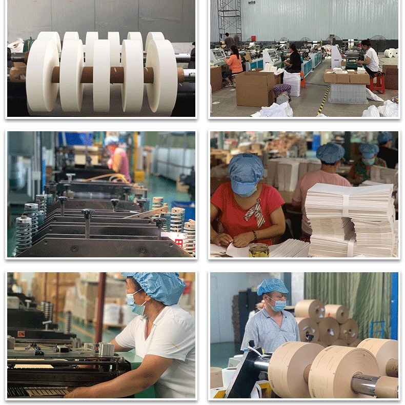 Bolsa de papel kraft desechable a prueba de aceite con fondo cuadrado para palomitas de maíz, bolsa de papel para refrigerios de Amazon, bolsa personalizada.