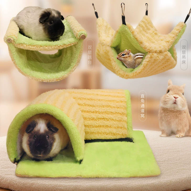 Гнездо хомяка голландская свинья кролик морская свинка туннель уклоняется от палатки гнезда