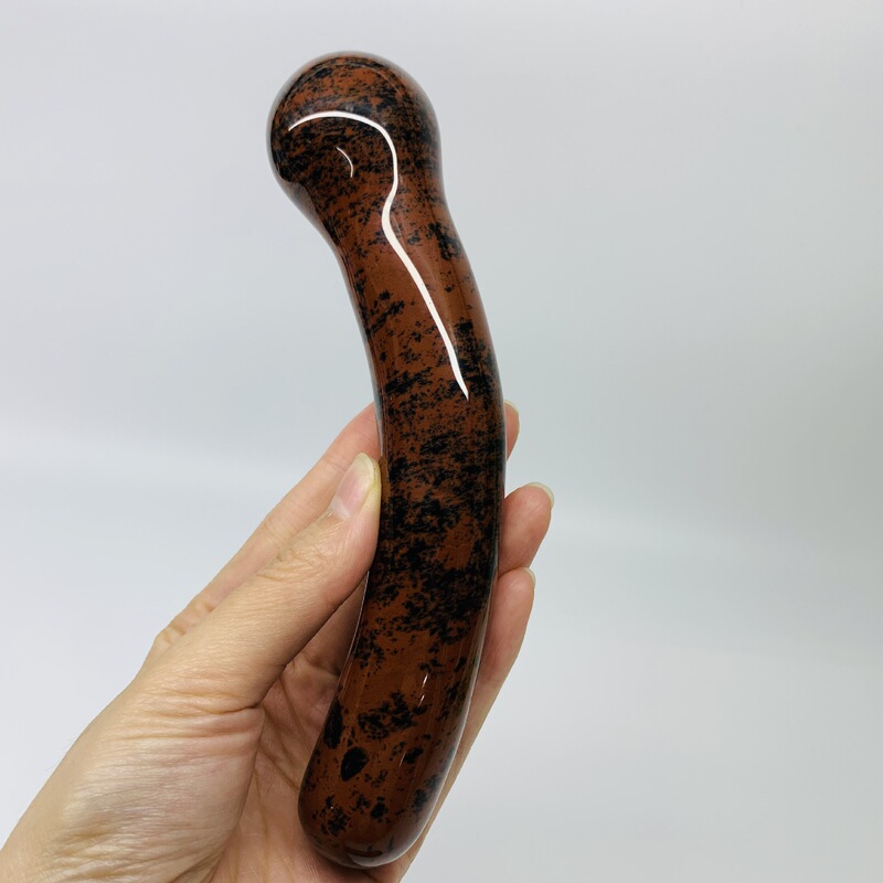 天然水晶多种材质原石雕刻打磨水晶按摩棒 图 10