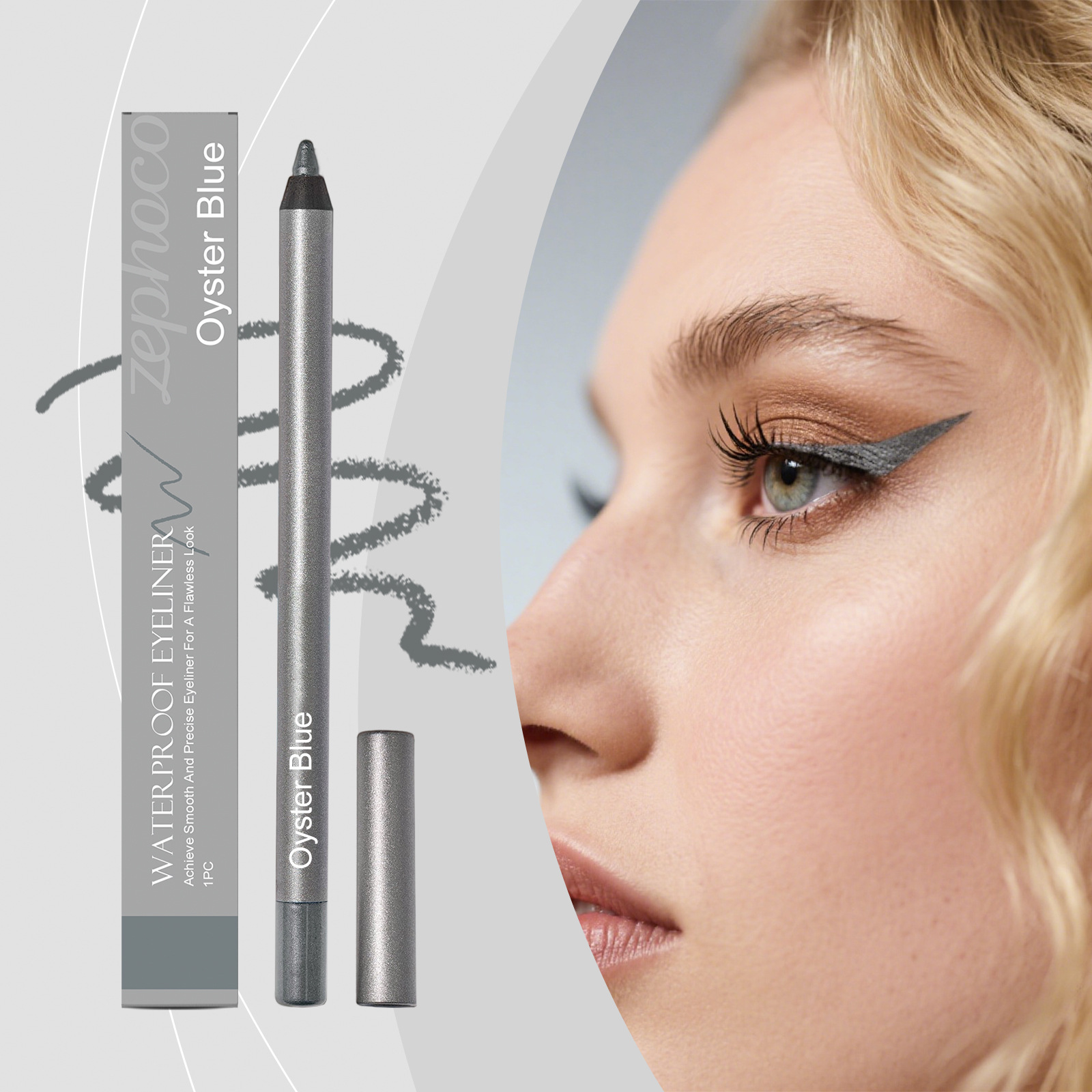 Zephoco Smooth Eyeliner Gel Pen Series, Natural Contouring and Defining, Silky Smooth, Non-Smudging Makeup Eyeliner Gel Pen