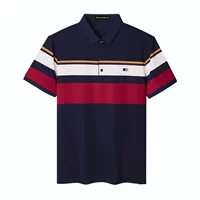WilliamPOLO Высококачественная мужская рубашка с короткими рукавами POLO новая холодная и дышащая новая футболка с лацканом
