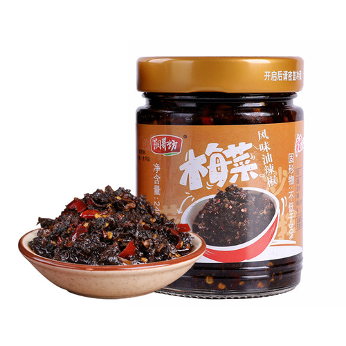 Rung's Workshop Preserved Chinese Mustard Green, Hunan Chili Sauce, Farmhouse Pickled Vegetables, Pickled Vegetables, Appetizer, Bottled