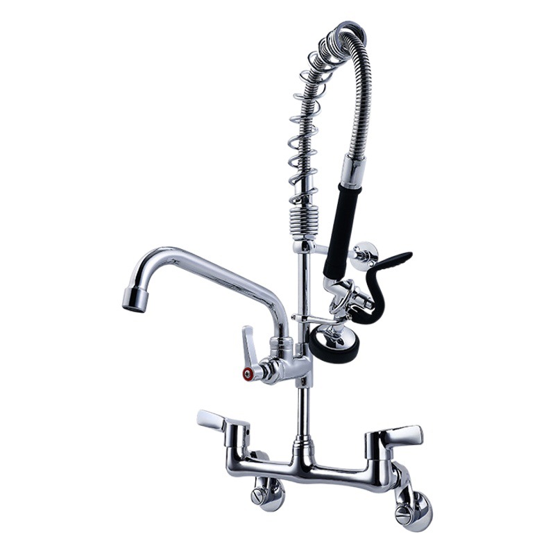 Mini grifo ducha en la pared Cocina y baño todo cobre Mini grifo de ducha grifo de fregadero de pared cromado