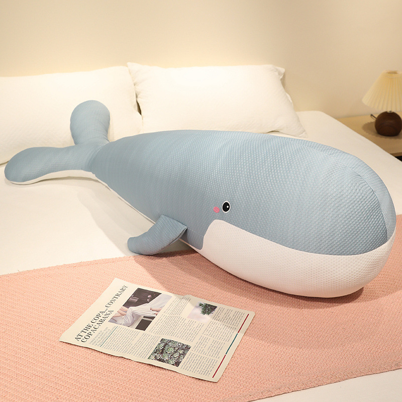 クールなアイスシルククジラ人形海洋動物ぬいぐるみ人形女の子ベッド睡眠脚長い枕|undefined