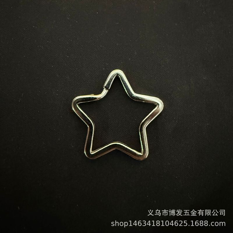 工場直販キーホルダーリング特殊形状リングミッキー五芒星愛漫画の形のアクセサリーキーリング diy|undefined