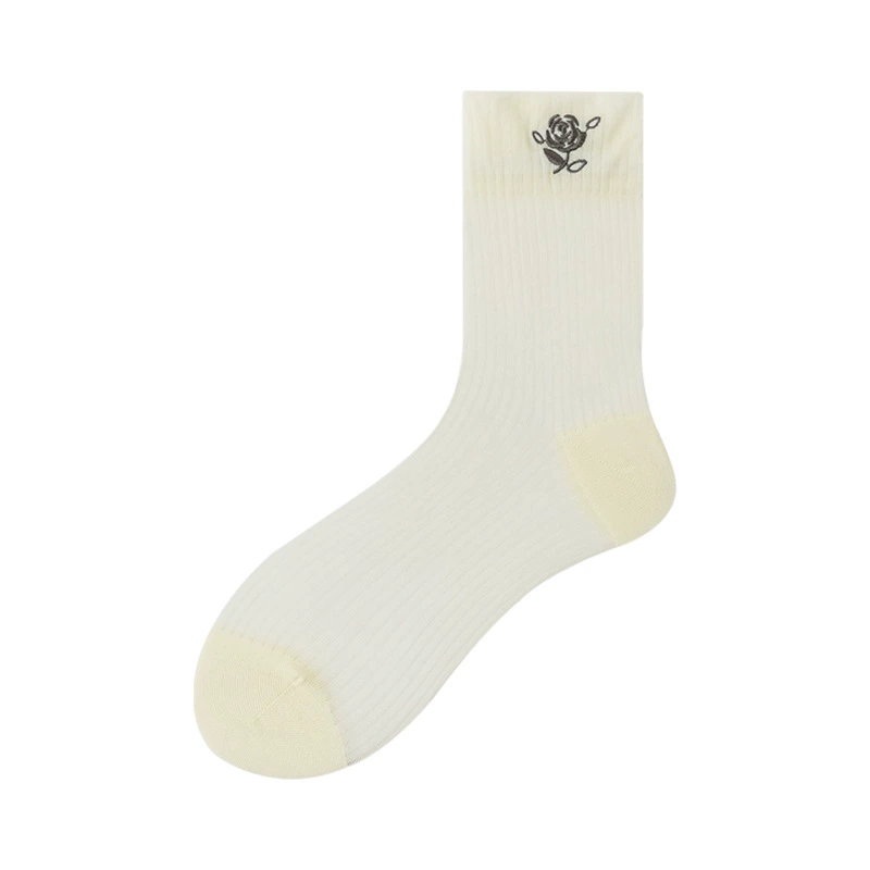 Autumn glass summer thin breathable socks, mid-length