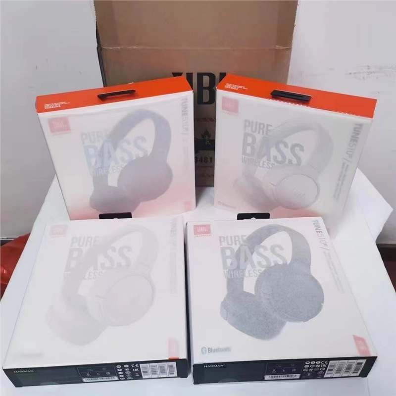 JBL T510BT Bluetooth ヘッドセットヘッドセット通話ノイズリダクションワイヤレスヘッドセットギフトユニバーサルに適しています|undefined