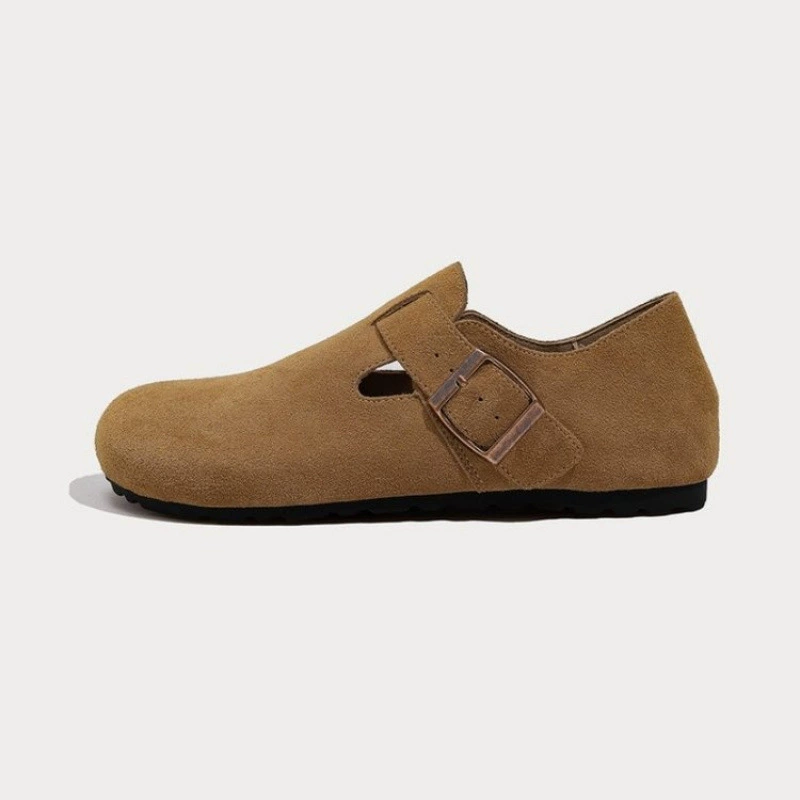Все включено туфли Birkenstock для женщин, осень-зима, большие хлопковые туфли, снегоступы, мягкая кожа, толстоносые Birkenstock