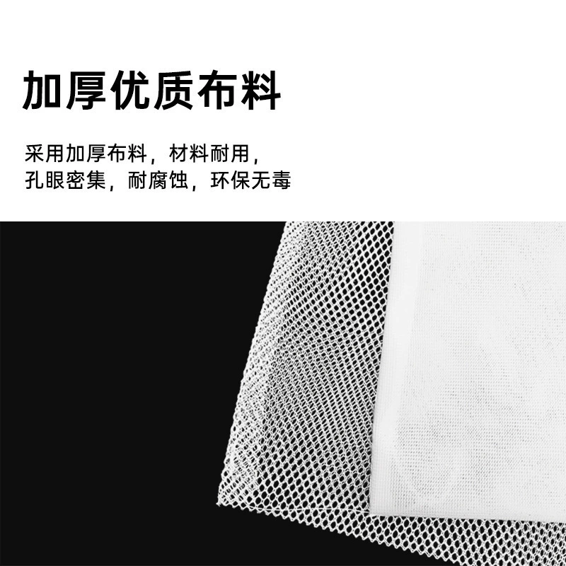 Xinyou сетчатая сумка для рыбы аквариум Фильтрующий материал Материал керамическое кольцо с активированным углем сетчатая сумка черный белый с молнией