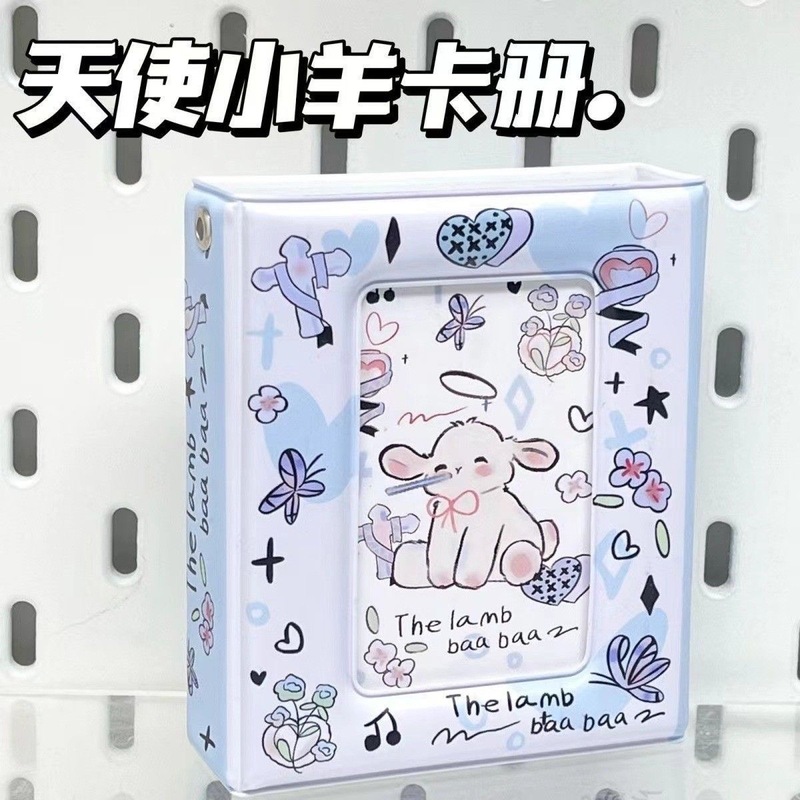 Insかわいいピクセル子猫カードバッグ三寸一宮格カード帳愛豆追星小カード収納帳メーカー直販|undefined