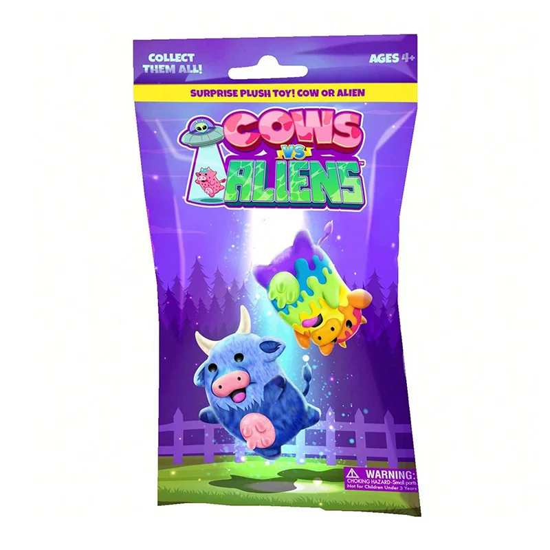 Кросс-бордер новый продукт Cows Vs Aliens Cows vs Aliens Blind Box Plush Toys Dolls Animal Dolls