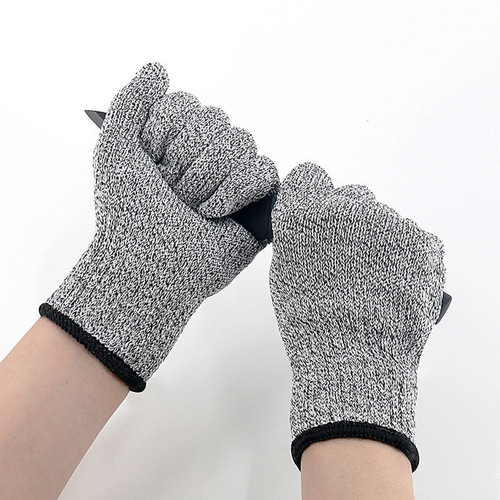 Good Helper 13-Needle 5-Grade Protection Work Gloves for Gardening and Automotive Repair, Anti-Cutting and Wear-Resistant