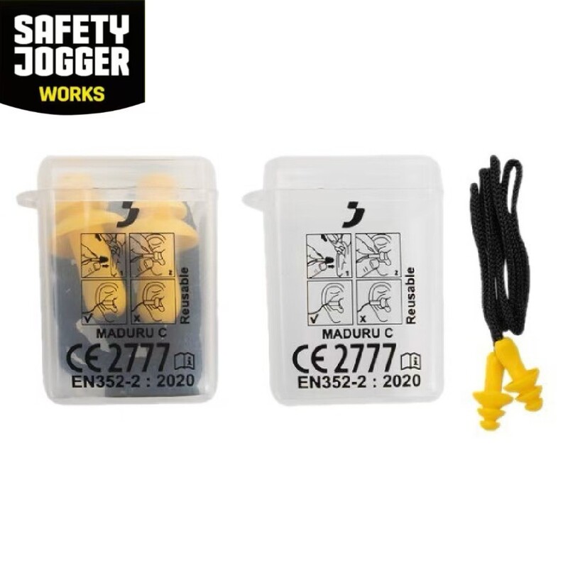 Safety Jogger Reusable Earplugs with Soft Cord and Convenient Storage Case Safety Jogger Reusable Earplugs with Soft Cord and Convenient Storage Case