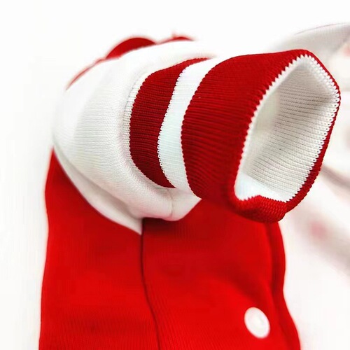 Dog new autumn and winter clothes pet elastic clothes jacket Teddy Schnauzer Pomeranian Bichon Frize Baseball Uniform Cardigan