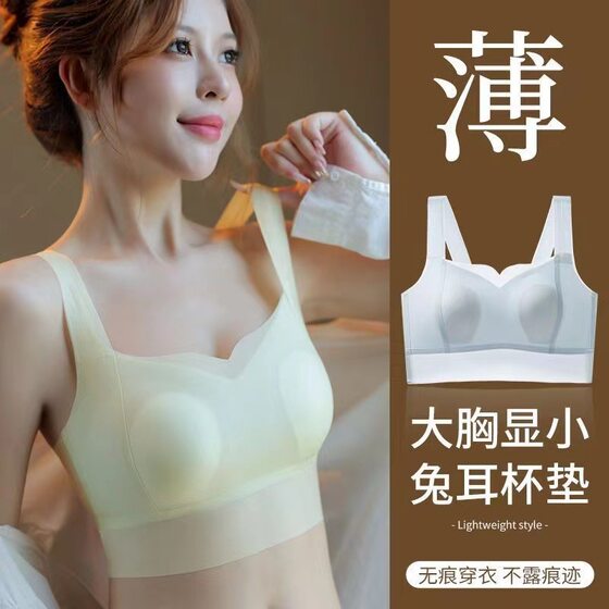 Summer Ultra-thin Seamless Intimates for Women with Big Breasts and Small Breasts, Tube Top, Anti-exposure Bra, Ice Silk Camisole