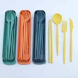 便携餐具;西餐餐具套装;可降解餐具