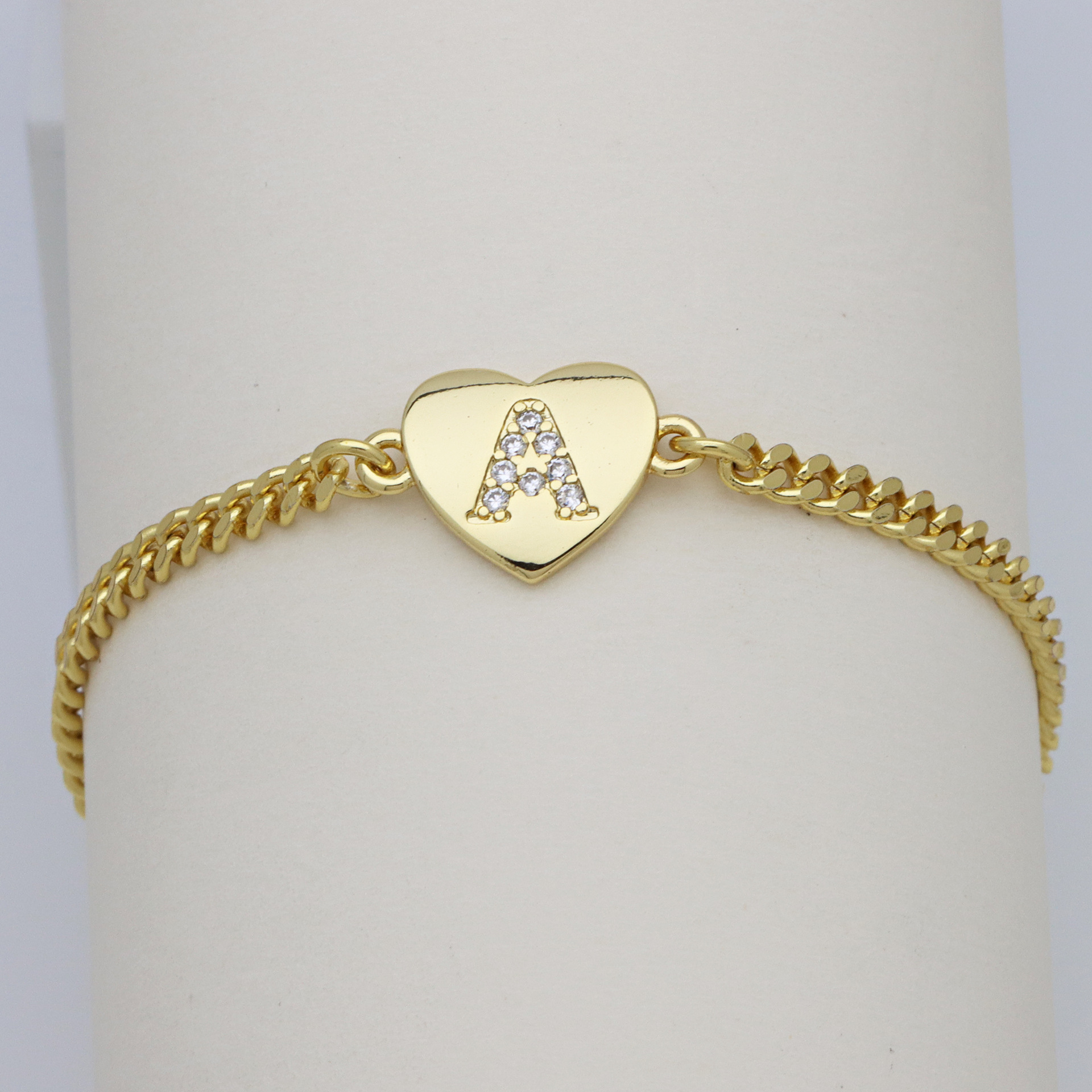 8g Weight Copper Pendant Material Zircon Inlay Material Bracelets Classification Copper Chain Material Cuban Link Chain Curb Chain Chain Type 1 Piece Quantity Holiday, Banquet, Selfie Occasion Copper Material Letter, Heart Shape Pattern All Seasons Season Women's Gender Inlay Design Casual, Elegant, Lady Style Wholesale Jewelry Casual Elegant Lady Letter Heart Shape Copper Zircon Inlay Bracelets Cuban Link Chain Curb Chain 5
