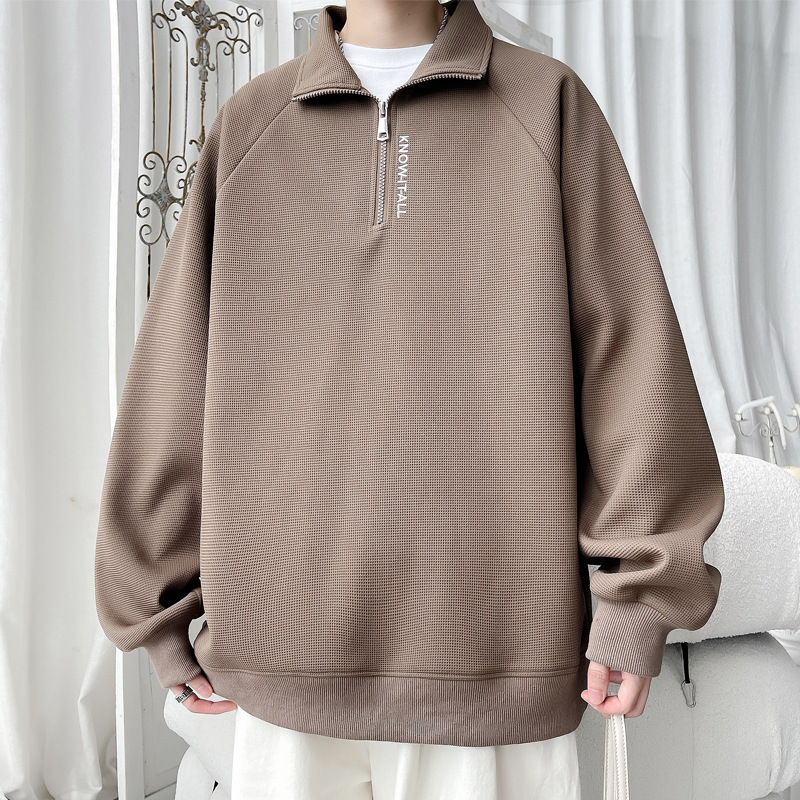 Demi-season sweatshirt with zipper