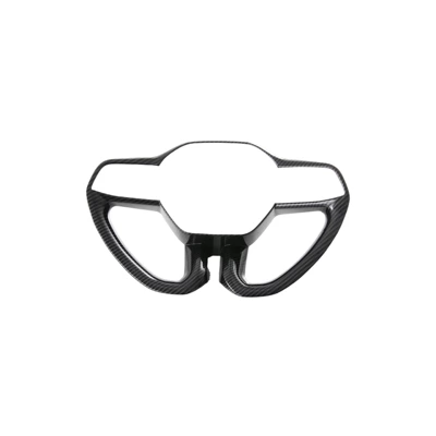Suitable for 22 Ford Mondeo steering wheel sequins modified steering wheel bright strip stickers button Decoration bright frame N (Other Automotive Interior Supplies) - carbon-fiber