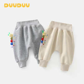 DUUDUU小月龄宝宝大屁屁裤2025新款加厚卫裤秋冬大a类婴儿加绒裤