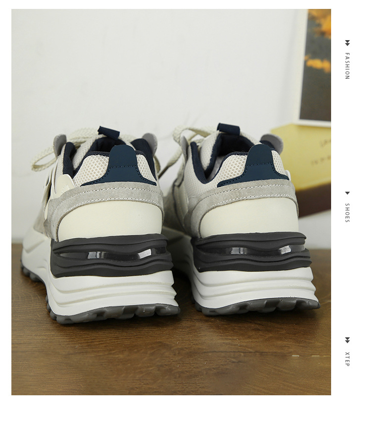 Women's Thick-soled Sneakers 2023 New Autumn Casual Dad High-end Gray Niche Retro Forrest Gump Women's Shoes_vogvips.com