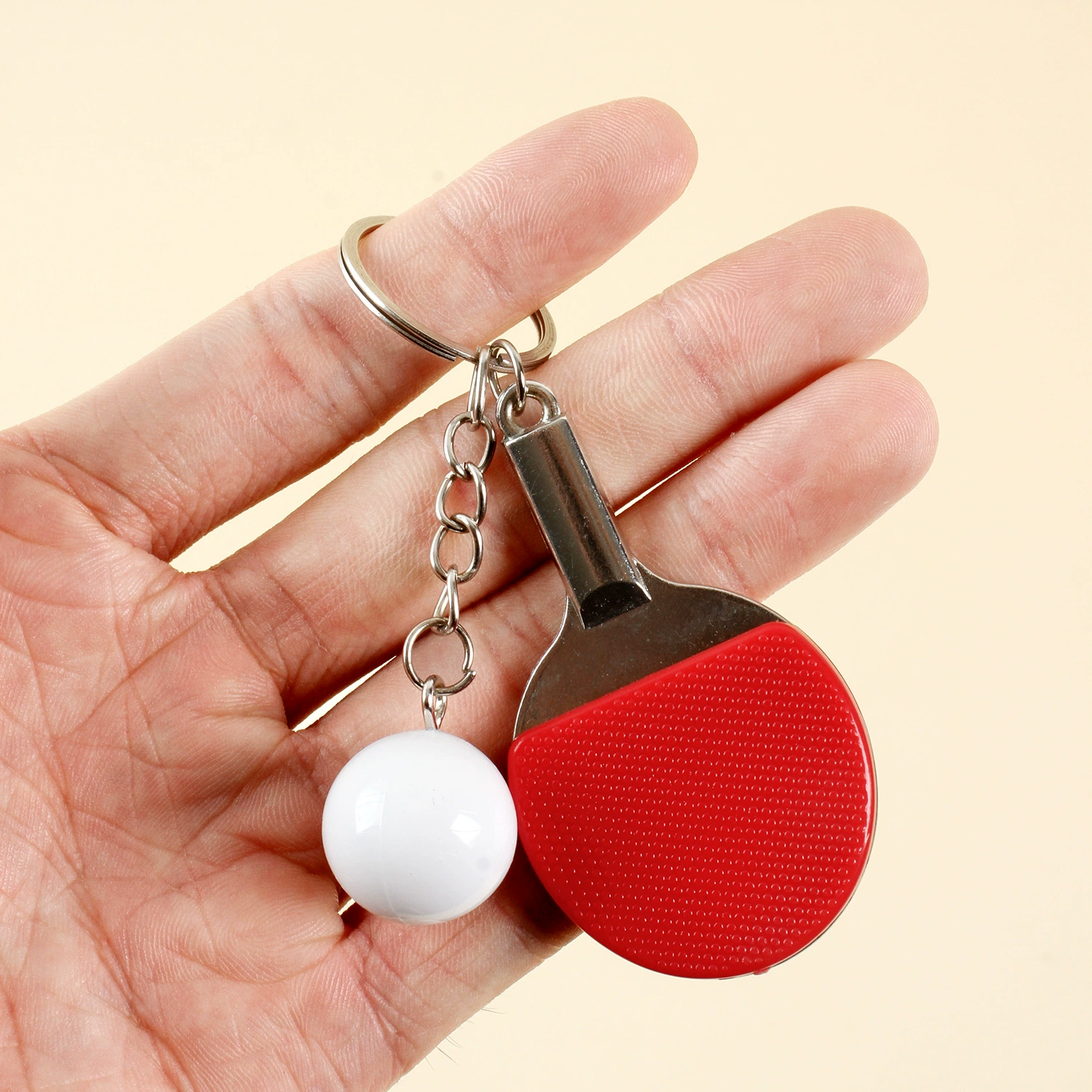 Small racket for table tennis, keychain, pendant, toy, (Cross-border trading), Birthday gift