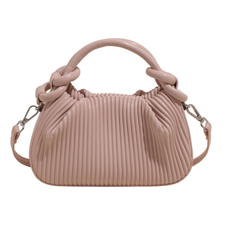 Versión coreana del bolso de nicho 2025 verano nuevo bolso femenino bolso de hombro fresco simple bolso de mensajero a rayas de moda