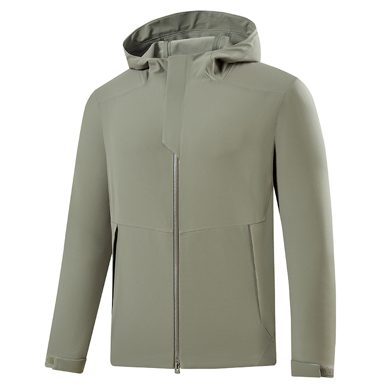 High-end brand outdoor softshell jacket with full seam sealing, windproof and waterproof, for men and women, suitable for autumn and winter, warm for hiking and mountaineering