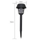 Cross-Border Solar Mosquito Killer Lamp Outdoor Waterproof House Mosquito Repellent Lamp Home Garden Lawn Led Lighting Lamp