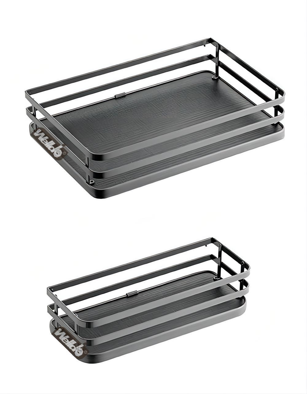 Welldo纬东 厨房高柜多层大怪物拉篮橱柜开门式多层联动收纳拉篮