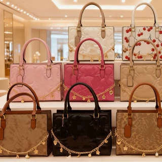 质感女包2025新款托特包字母压痕单肩包手提包handbags链条斜挎包