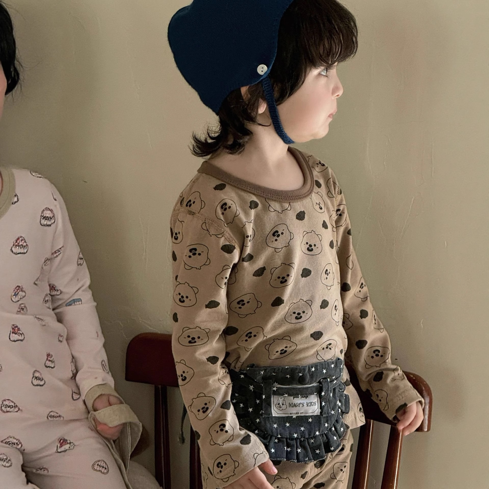 2026 New Children's Autumn Clothing Set Boys Girls Pure Cotton Underwear Set Lycra Cotton Loungewear Pajamas