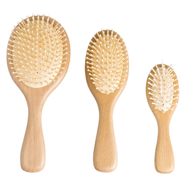 solid wood Beech Massage comb gasbag Shun Fat Hairdressing Large board Rubber air cushion Manufactor wholesale Combs