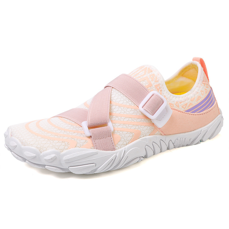 Nuevos zapatos multicolores de cinco dedos, zapatos de natación multifuncionales, zapatos para nadar, zapatos de entrenamiento de yoga para parejas, zapatos de entrenamiento de yoga para interiores