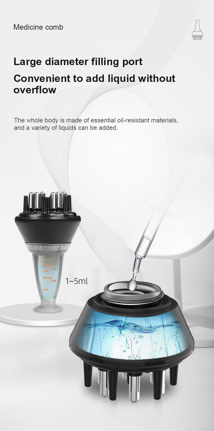 Scalp Applicator Massage Anti Hair Loss Comb Image 7