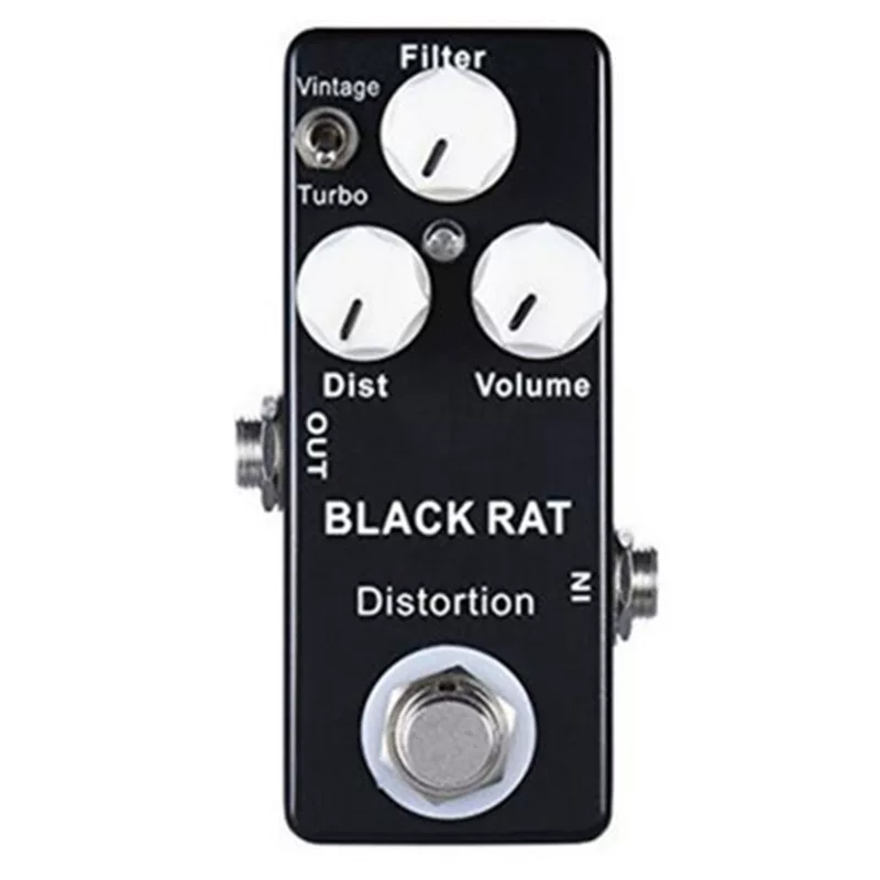 MOSKYAUDIO Мини-гитарный эффектор Rat Distortion BLACK RAT Distortion