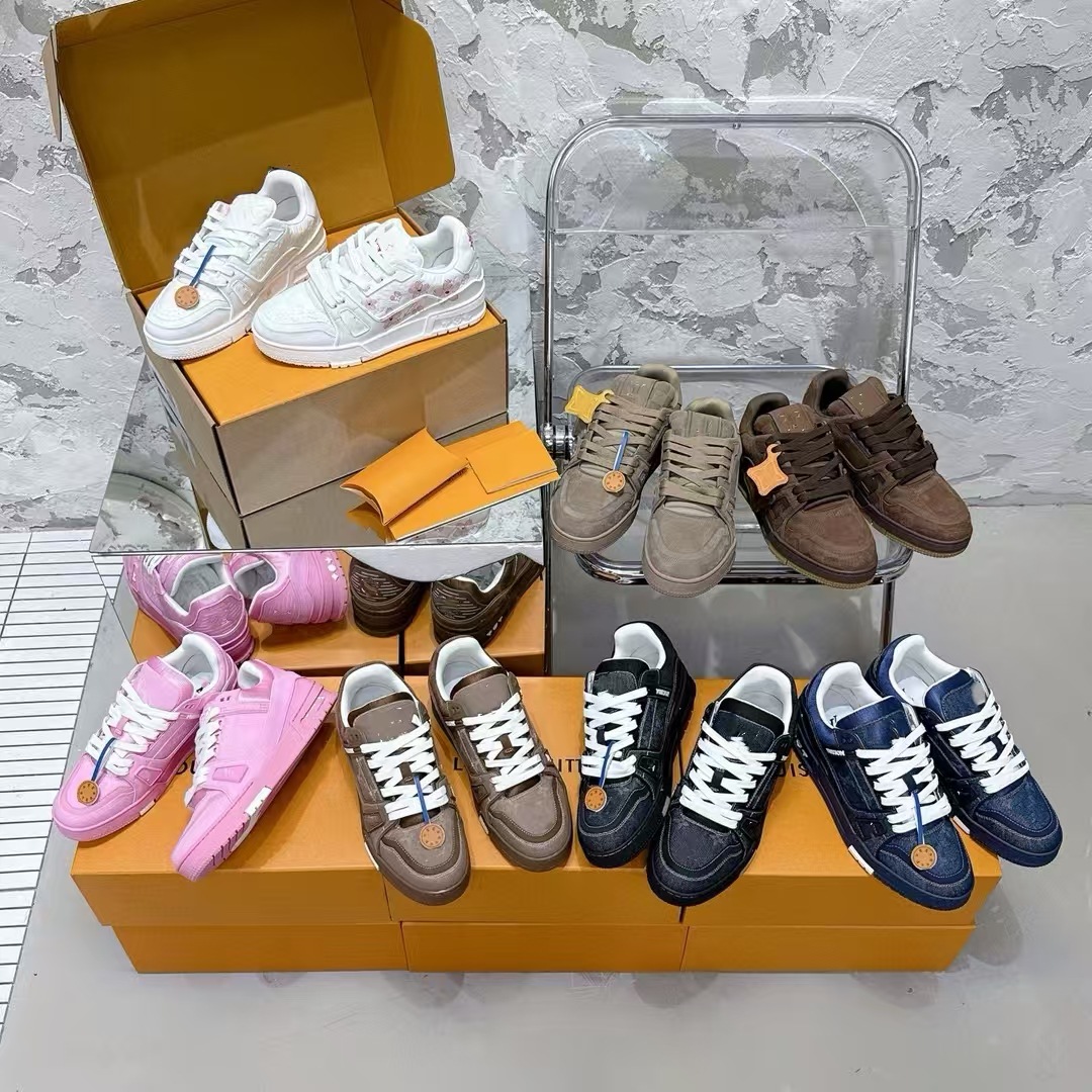 Guangzhou Dingban V Lujia Women's Sneakers Retro Casual Versatile Sports Shoes Unisex Lace-Up L Casual Comfortable