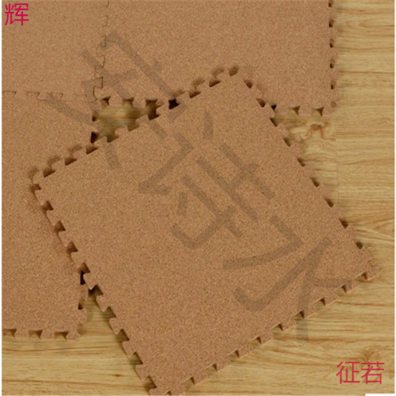 软木地垫静音原木泡沫拼接地垫日式环保家用榻榻米手工照片展览区