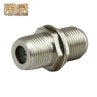 Yongwei British Thread F Connector Precision Machined F Female-To-Female Straight Connector Tv Cable Antenna Adapter Extension Connector