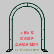 拱门花架爬藤架花园月季蔷薇花支架铁艺植物架户外花门庭院葡萄架