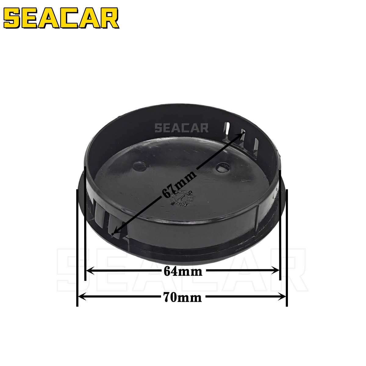Manufacturer Supplies Black Pc Steering Wheel Center Cap Hub Cover Yacht Marine Hardware Accessories Modification