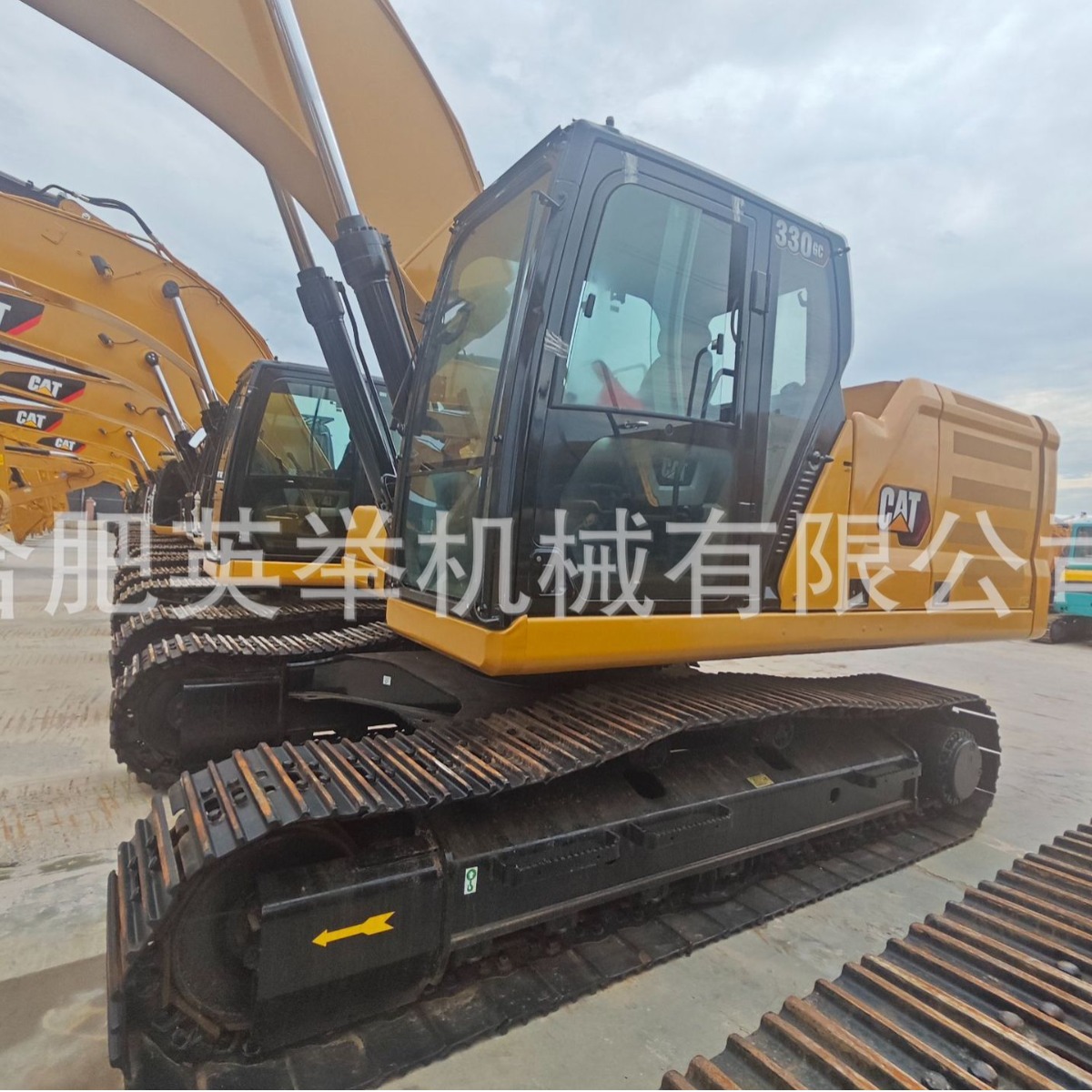 Exportación de excavadoras de segunda mano 90 por ciento nuevas excavadoras Carter 320GC, 330GC, Komatsu, Hitachi, Volvo