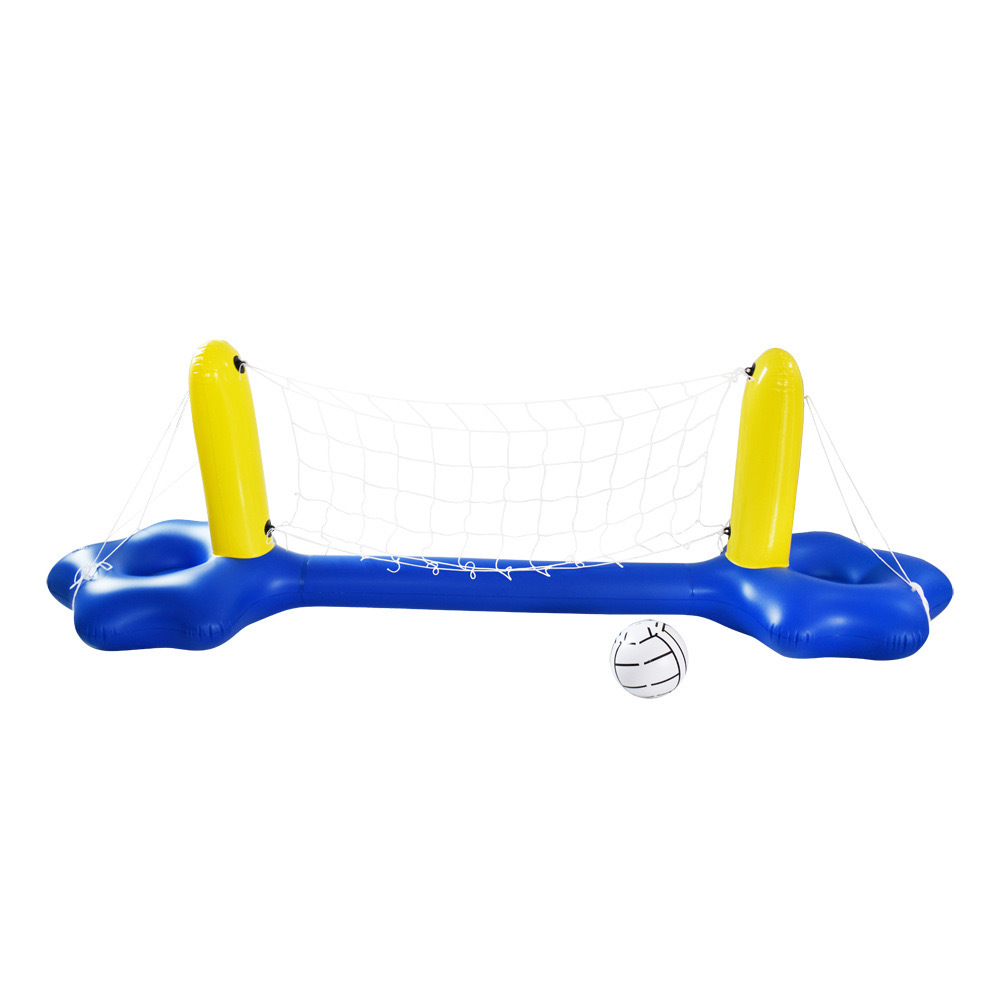 Fabricantes de pvc inflables rack de voleibol adultos niños rack de voleibol acuático rack de baloncesto juguetes de agua