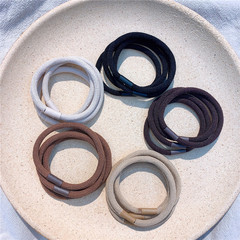 新款韓版兒童彈力基礎扎頭皮筋發圈少女高馬尾頭繩丸子頭髮繩髮飾