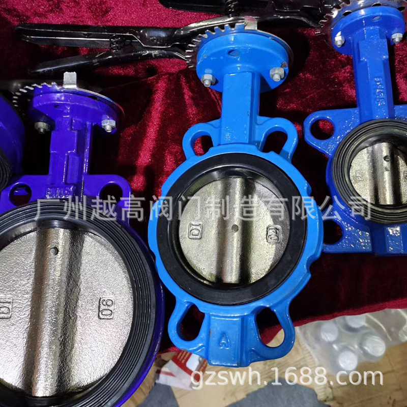 供应D671X气动对夹蝶阀/气动软密封蝶阀/气动铸铁蝶阀