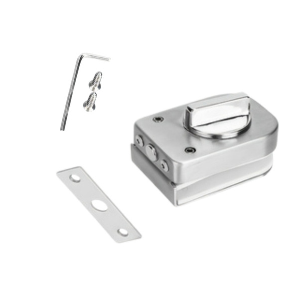 Glass modern lock stainless steel
