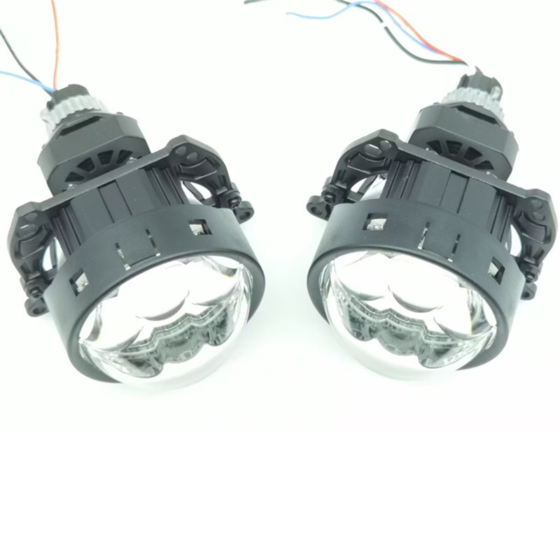 Nuevo X3 sin pérdidas tres vehículos directos LED lente de doble luz actualización sin pérdidas